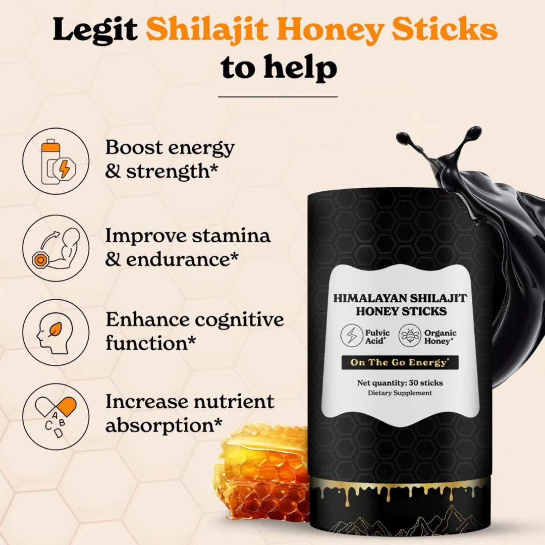 Torlen® Shilajit Honey Sticks