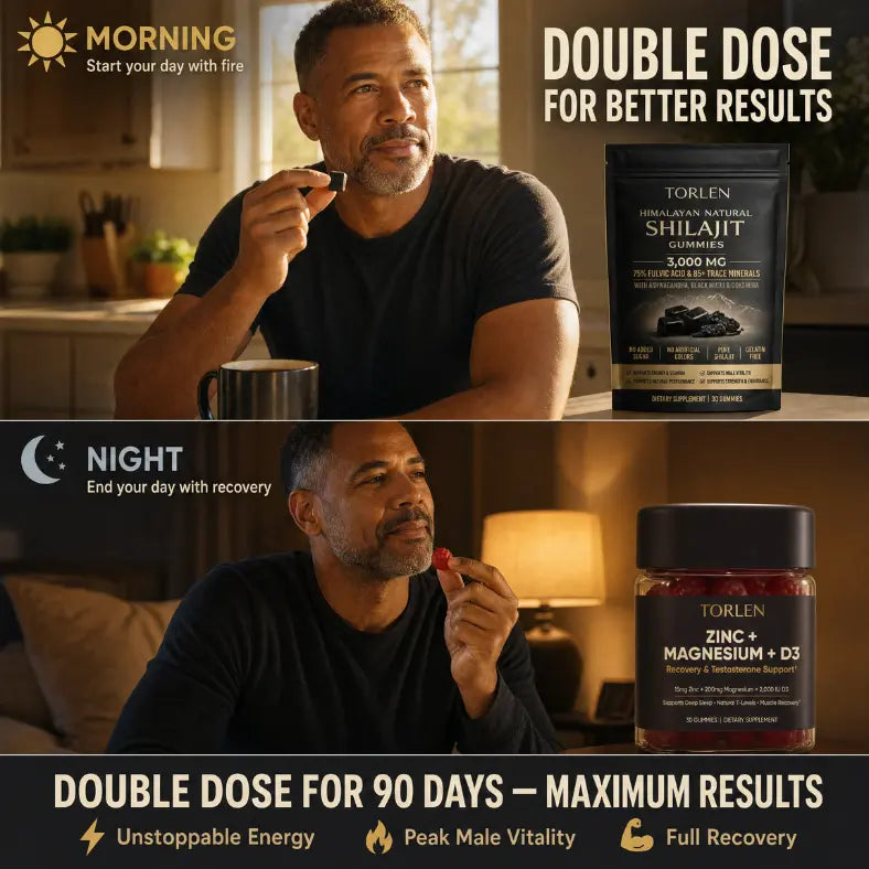 Shilajit Gummies & Zinc+Mag+D3